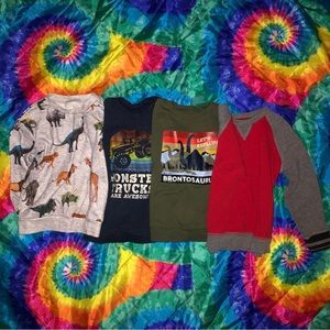 Bundle of 3T boys’ sweatshirts